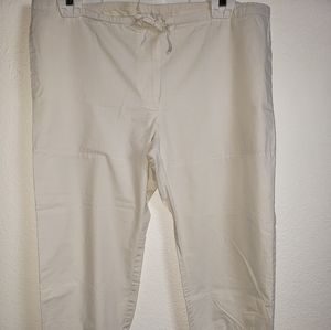 ESPRIT CAPRIS DRAWSTRING WAISTBAND STONE COLOR